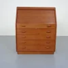 Pamono Teak Tambour Secretary from Dyrlund, 1960s Online