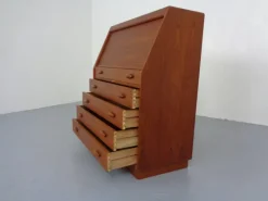 Pamono Teak Tambour Secretary from Dyrlund, 1960s Online