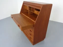 Pamono Teak Tambour Secretary from Dyrlund, 1960s Online