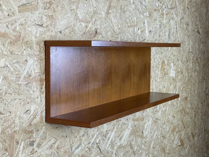 Pamono Teak Wall Shelf, Denmark, 1960s Hot