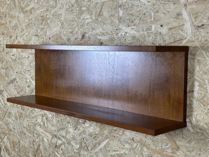 Pamono Teak Wall Shelf, Denmark, 1960s Hot