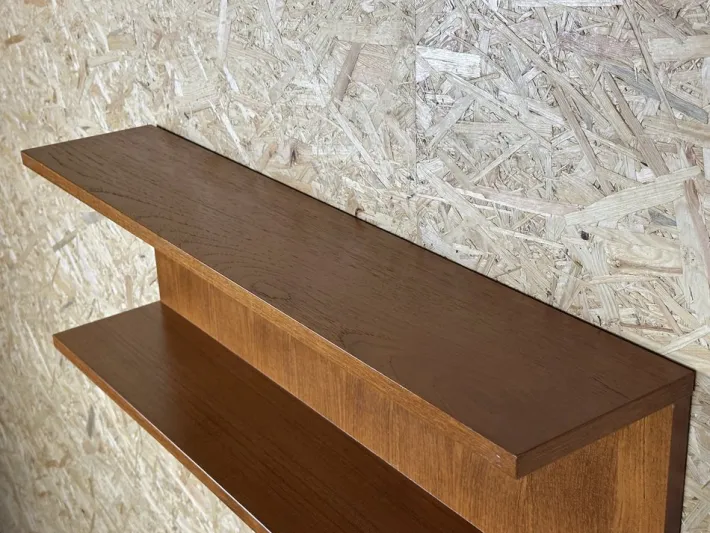 Pamono Teak Wall Shelf, Denmark, 1960s Hot