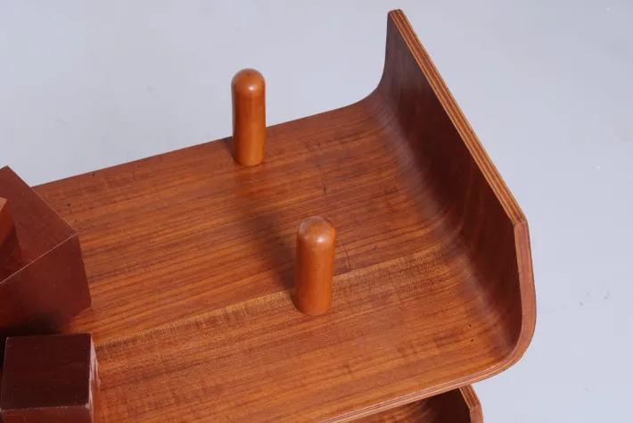 Pamono Teak Wall Unit attributed to Willem Lutjens for Gouda Den Boer, 1950s Discount