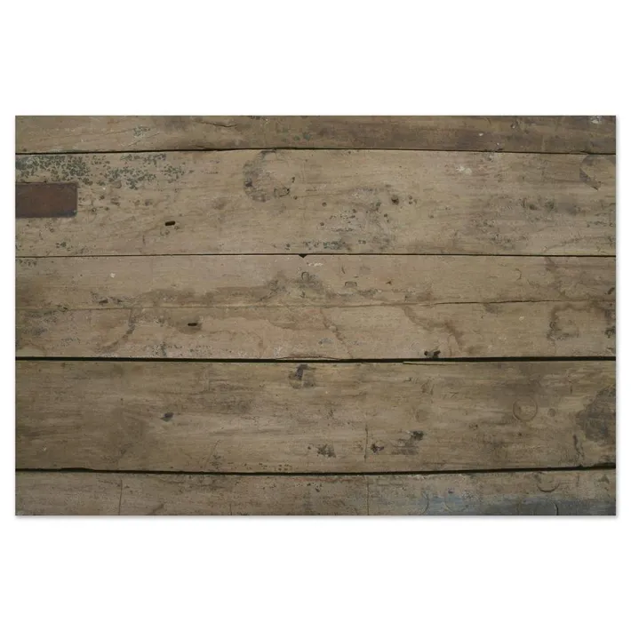 Pamono Teak Worktable with Blue Patina Discount