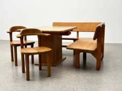 Pamono Team 7 Set with Corner Bench and Table and Chairs, Set of 4 Clearance