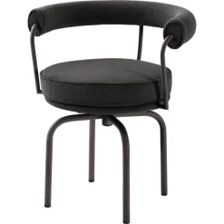 Pamono Textured Black Lc7 Outdoor Chair by Charlotte Perriand for Cassina Discount