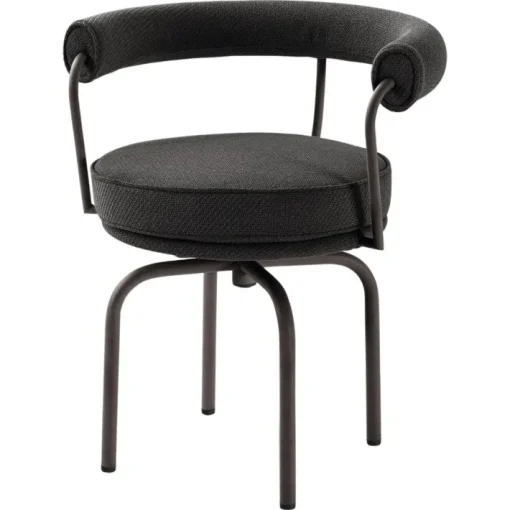 Pamono Textured Black Lc7 Outdoor Chair by Charlotte Perriand for Cassina Discount