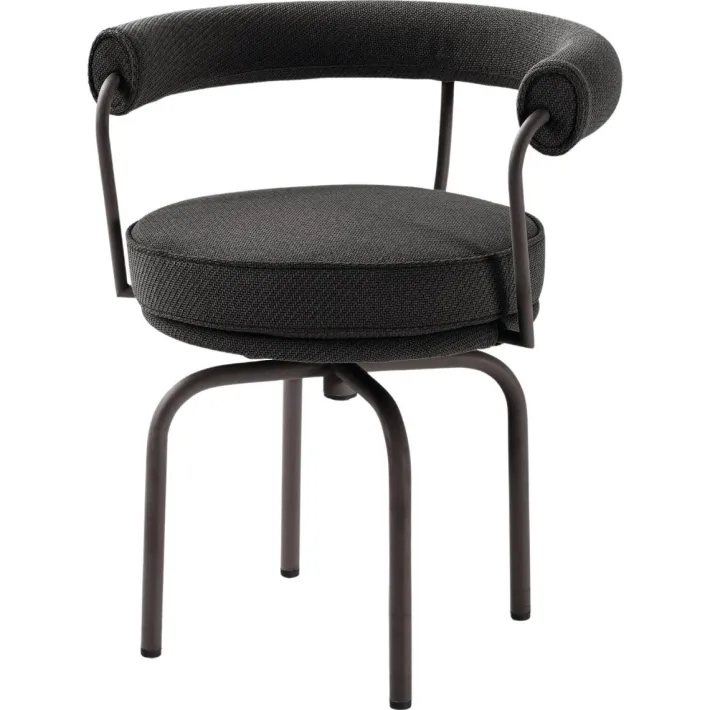 Pamono Textured Black Lc7 Outdoor Chair by Charlotte Perriand for Cassina Discount