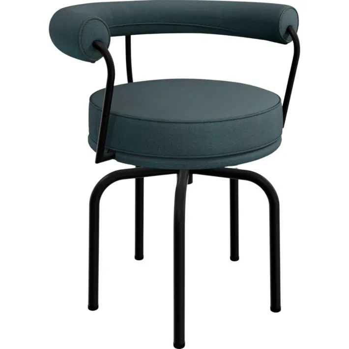 Pamono Textured Black Lc7 Outdoor Chair by Charlotte Perriand for Cassina Discount