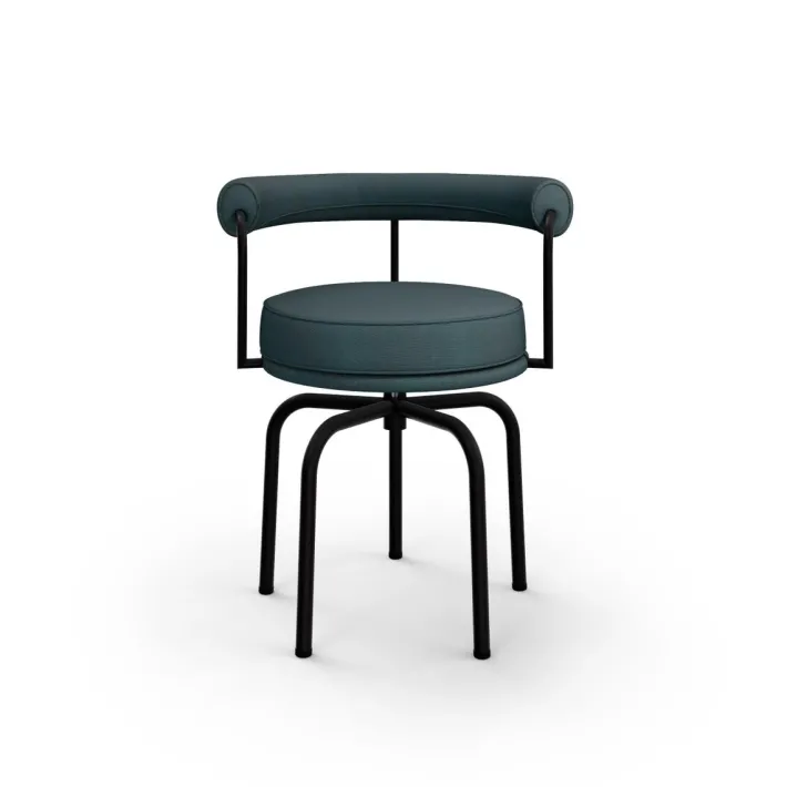Pamono Textured Black Lc7 Outdoor Chair by Charlotte Perriand for Cassina Discount