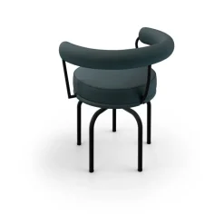 Pamono Textured Black Lc7 Outdoor Chair by Charlotte Perriand for Cassina Discount