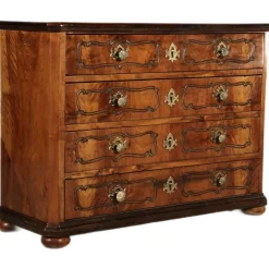 Pamono 18th Century Baroque Chest of Drawers in Walnut, 1750s Sale
