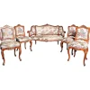 Pamono 19th Century Baroque Saxony Sofa and Armchairs, 1880s, Set of 5 Discount