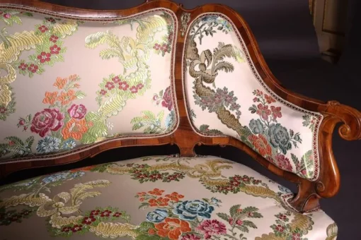 Pamono 19th Century Baroque Saxony Sofa and Armchairs, 1880s, Set of 5 Discount