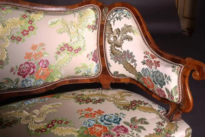 Pamono 19th Century Baroque Saxony Sofa and Armchairs, 1880s, Set of 5 Discount