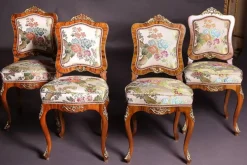 Pamono 19th Century Baroque Saxony Sofa and Armchairs, 1880s, Set of 5 Discount