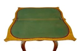 Pamono 19th Century Birds Eye Maple Card Table from Edwards and Roberts, 1890s Discount