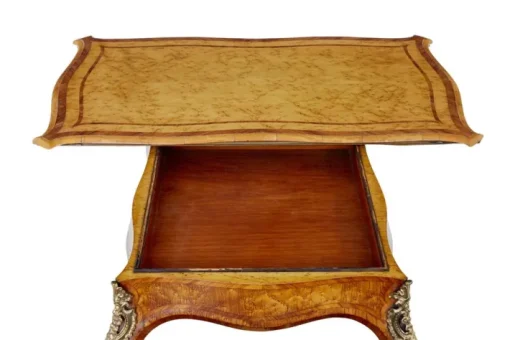 Pamono 19th Century Birds Eye Maple Card Table from Edwards and Roberts, 1890s Discount