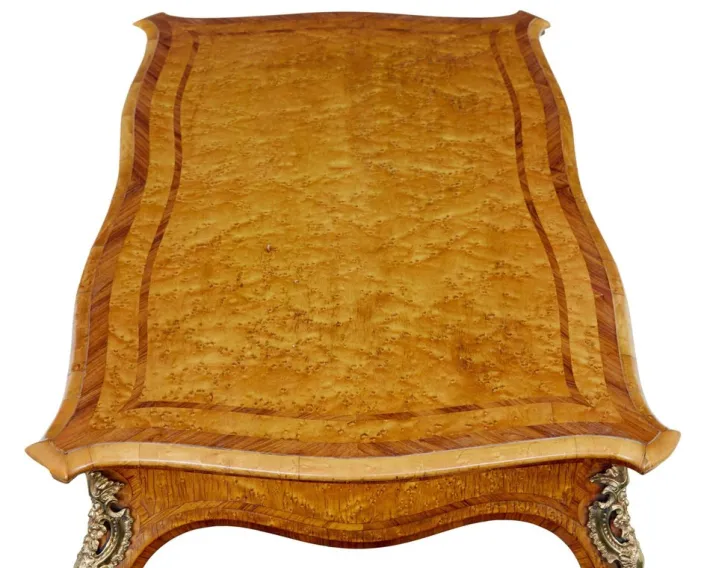 Pamono 19th Century Birds Eye Maple Card Table from Edwards and Roberts, 1890s Discount