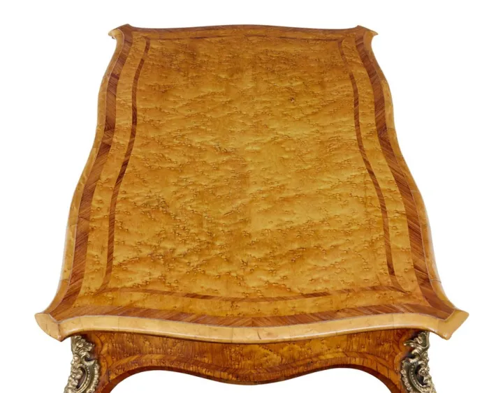 Pamono 19th Century Birds Eye Maple Card Table from Edwards and Roberts, 1890s Discount