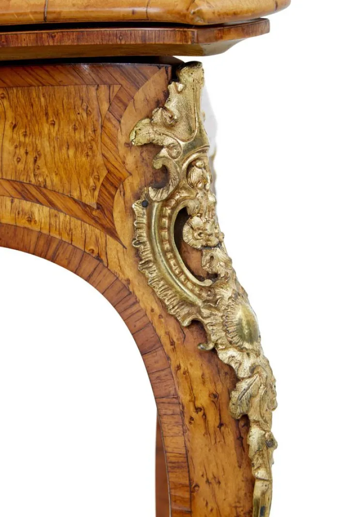 Pamono 19th Century Birds Eye Maple Card Table from Edwards and Roberts, 1890s Discount