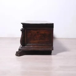 Pamono 17th Century Carved Walnut Chest, Italy, 1890s Online