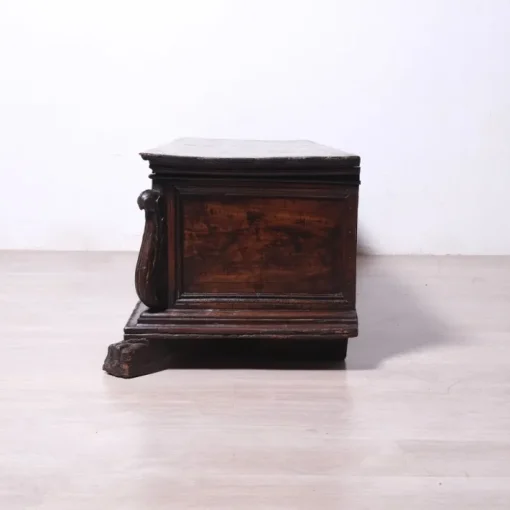 Pamono 17th Century Carved Walnut Chest, Italy, 1890s Online