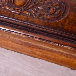 Pamono 17th Century Carved Walnut Chest, Italy, 1890s Online