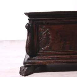 Pamono 17th Century Carved Walnut Chest, Italy, 1890s Online