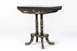 Pamono 19th Century Chinese Export Lacquer Games Table New