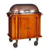 Pamono 20th Century Continental Copper & Brass Bain-Marie Trolley, 1970s Outlet