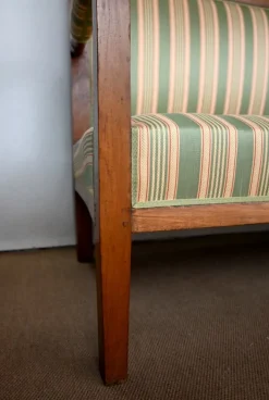 Pamono 19th Century Directoire Style 3-Seater Bench in Cherrywood New