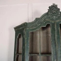 Pamono 19th Century Dutch Painted Oak Vitrine, 1880s Sale