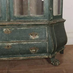 Pamono 19th Century Dutch Painted Oak Vitrine, 1880s Sale
