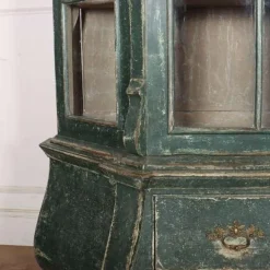 Pamono 19th Century Dutch Painted Oak Vitrine, 1880s Sale