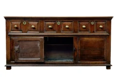 Pamono 18th Century English Carved Oak Dresser, 1720s New
