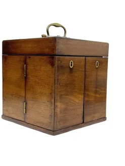 Pamono 19th Century English Medicine Chest by Clay & Abraham, Liverpool Hot