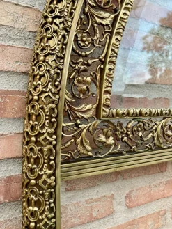 Pamono 19th Century French Belle Époque Style Headboard in Bronze, Glass and Brass Best