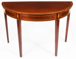 Pamono 18th Century George III Demi Lune Console Side Table Hot