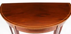 Pamono 18th Century George III Demi Lune Console Side Table Hot