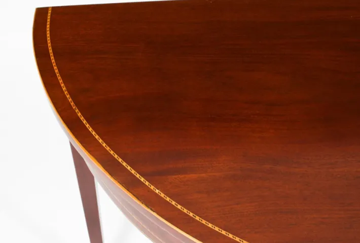 Pamono 18th Century George III Demi Lune Console Side Table Hot