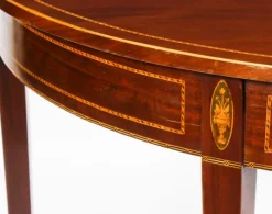 Pamono 18th Century George III Demi Lune Console Side Table Hot