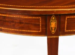 Pamono 18th Century George III Demi Lune Console Side Table Hot
