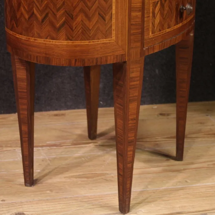 Pamono 20th Century Italian Inlaid Bedside Tables, 1950s, Set of 2 Discount
