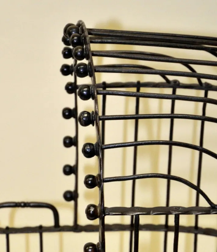 Pamono 17th Century Italian Iron and Bronze Cradle Sale