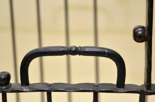 Pamono 17th Century Italian Iron and Bronze Cradle Sale