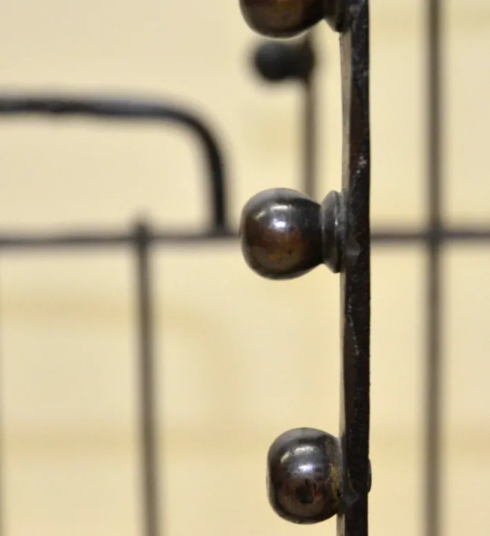 Pamono 17th Century Italian Iron and Bronze Cradle Sale