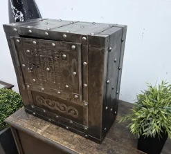 Pamono 18th Century Italian Wrought Iron Hobnail Safe Online