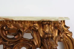 Pamono 20th Century Louis Xv Style Console with Marble Top, France, 1970s Clearance