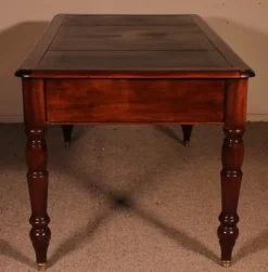 Pamono 19th Century Mahogany Two-Drawer Desk Outlet